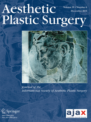Portada de la revista Aesthetic Plastic Surgery donde se publicó el protocolo ERABAS.